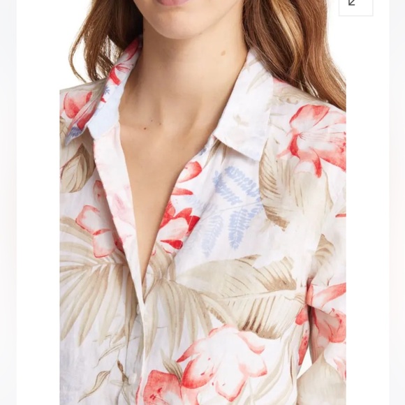 Tommy Bahama Long Sleeve Linen Shirt - Picture 3 of 9